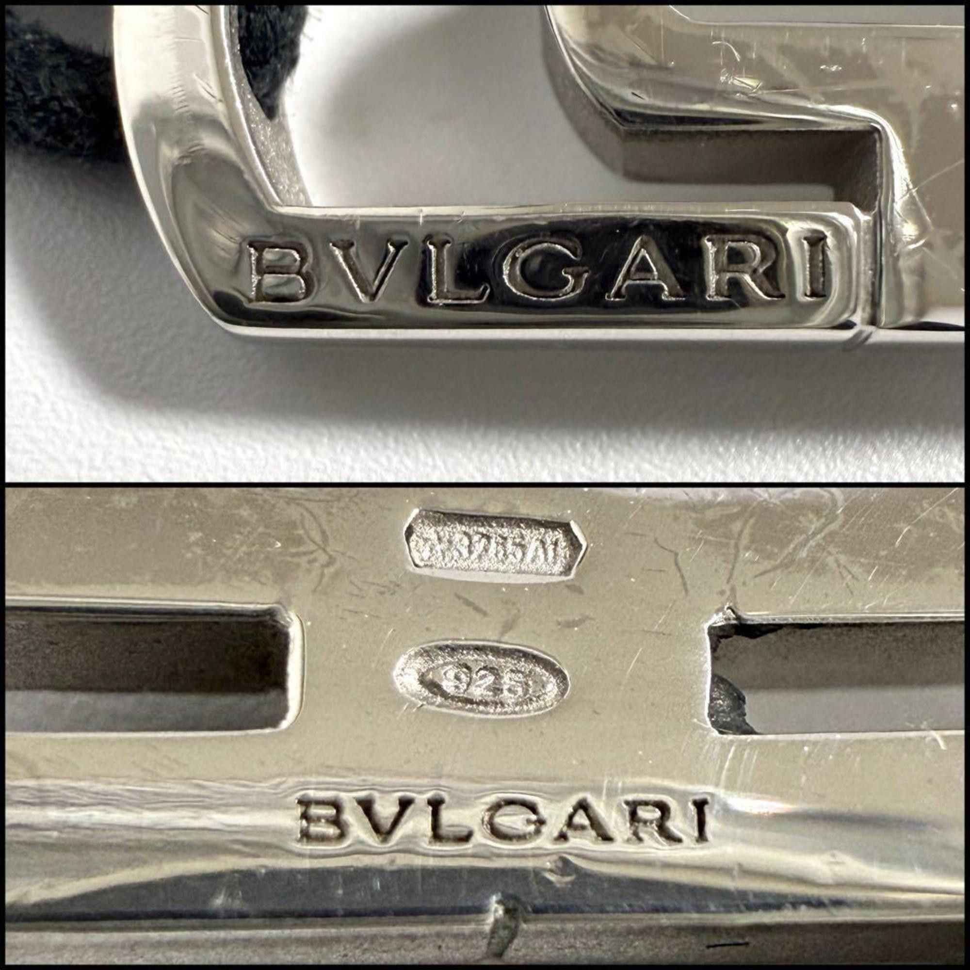 Bvlgari Bvlgari Men's Paretenci Cord Bracelet Silver Size ONE SIZE - 8 Thumbnail
