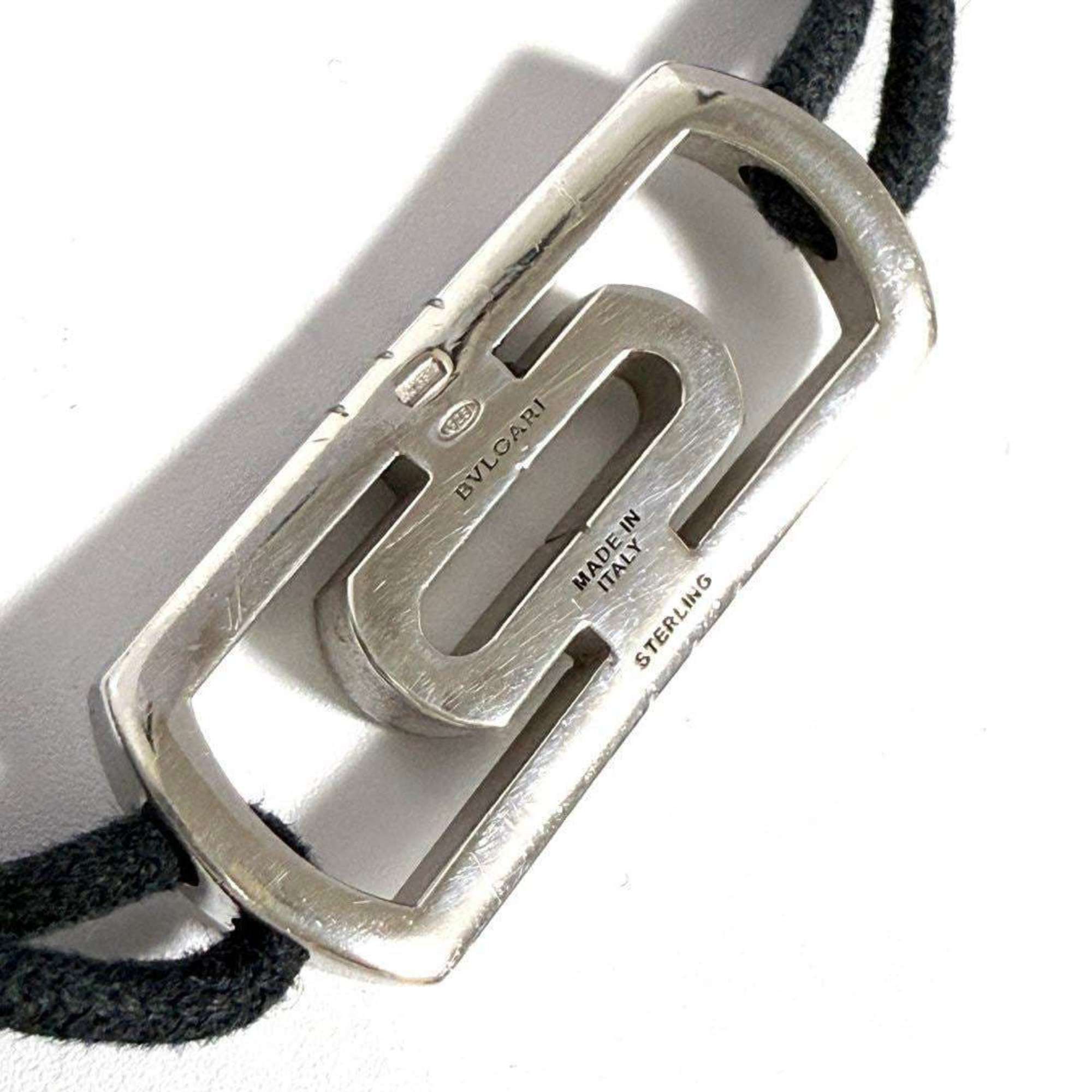 Bvlgari Bvlgari Men's Paretenci Cord Bracelet Silver Size ONE SIZE - 5 Thumbnail