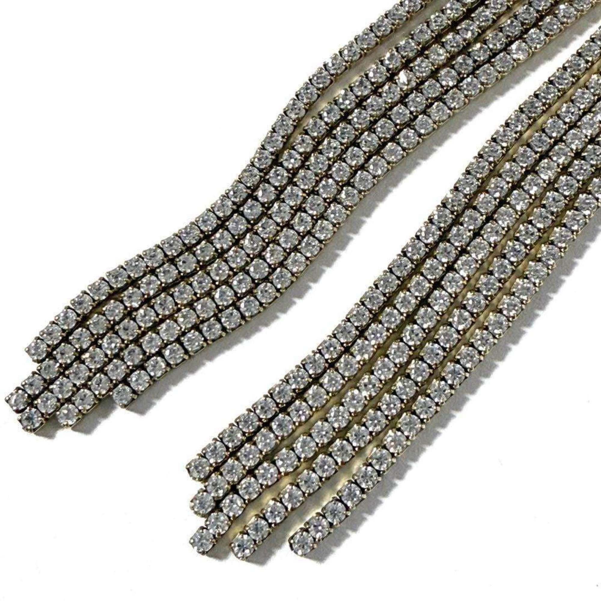 Prada Prada Women's Crystal Logo Jewel Zirconia Earrings in Silver 925 Size ONE SIZE - 6 Thumbnail