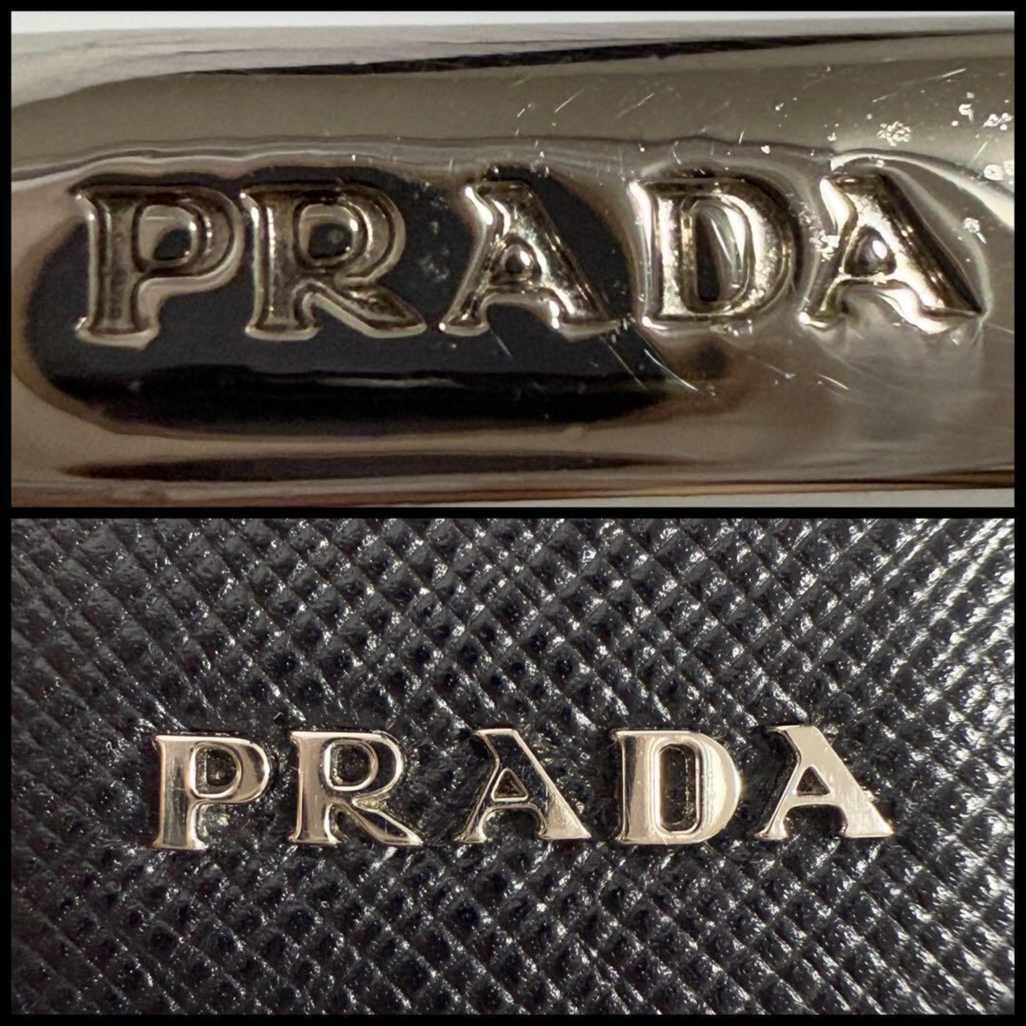Prada Prada Men's Key Holder Ring Bag Charm Black Size ONE SIZE - 9 Thumbnail