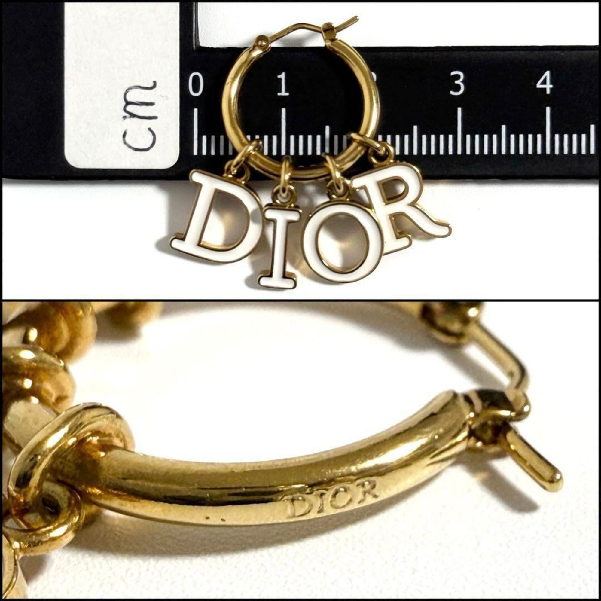 Dior Christian Dior Women's Earrings Hoop DIOR Size ONE SIZE - 8 Thumbnail