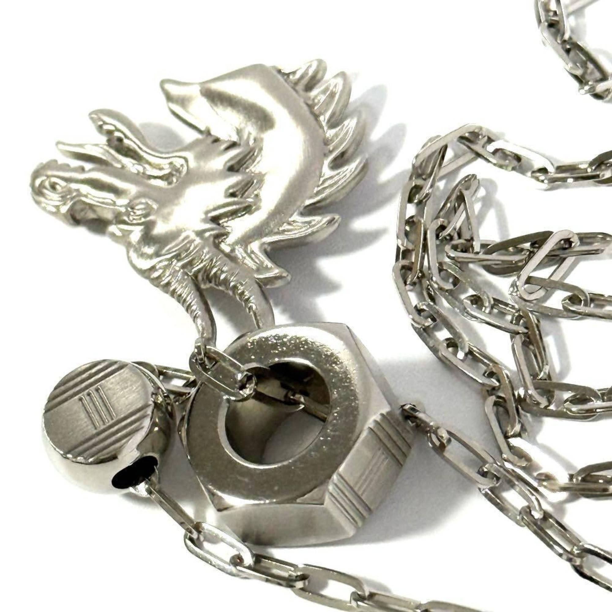 Hermes Hermes Men's Talisman Pendant Necklace Dragon Size ONE SIZE - 4 Thumbnail