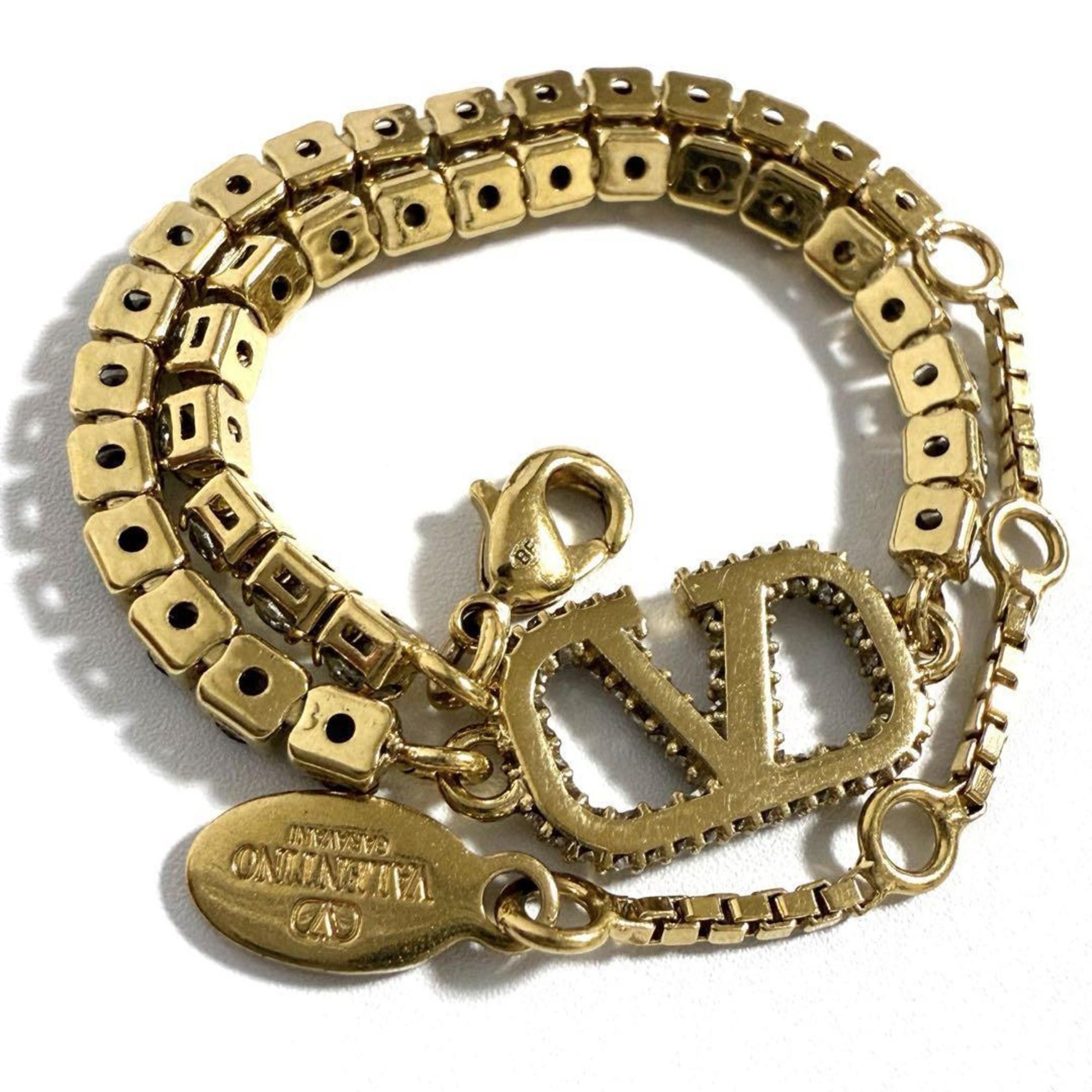 Valentino Valentino Women's Bracelet V Logo Signature Size ONE SIZE - 2 Thumbnail