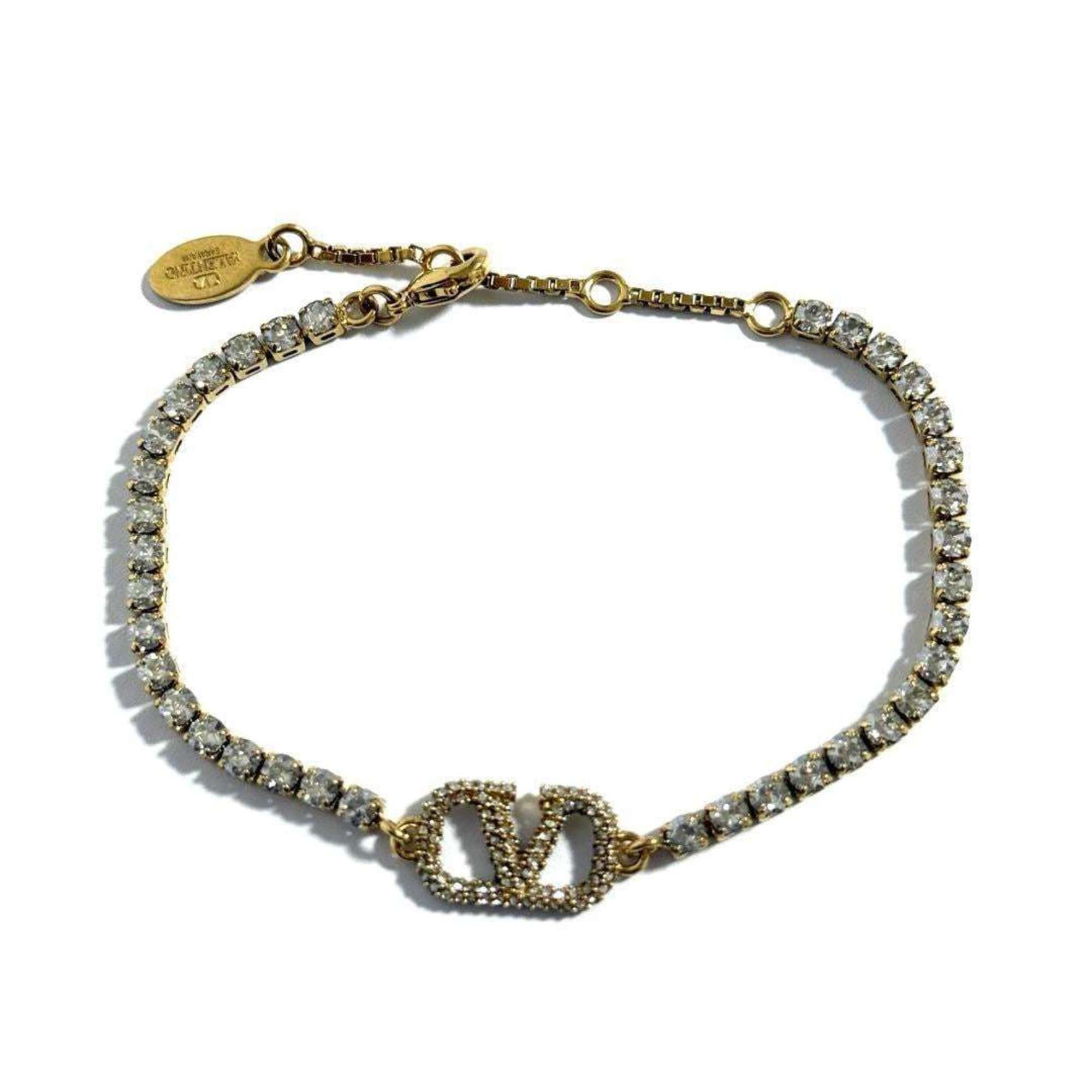 Valentino Valentino Women's Bracelet V Logo Signature Size ONE SIZE - 3 Thumbnail