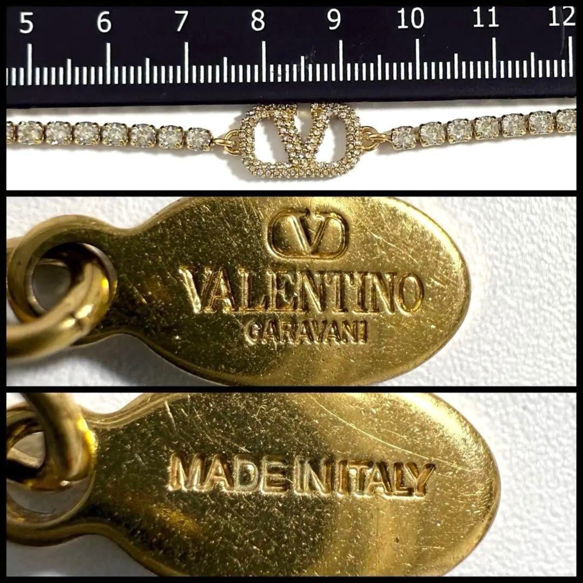 Valentino Valentino Women's Bracelet V Logo Signature Size ONE SIZE - 8 Thumbnail
