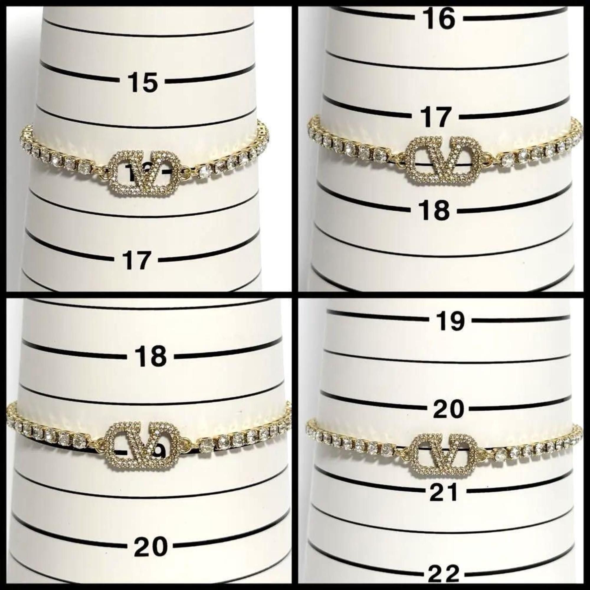 Valentino Valentino Women's Bracelet V Logo Signature Size ONE SIZE - 9 Thumbnail