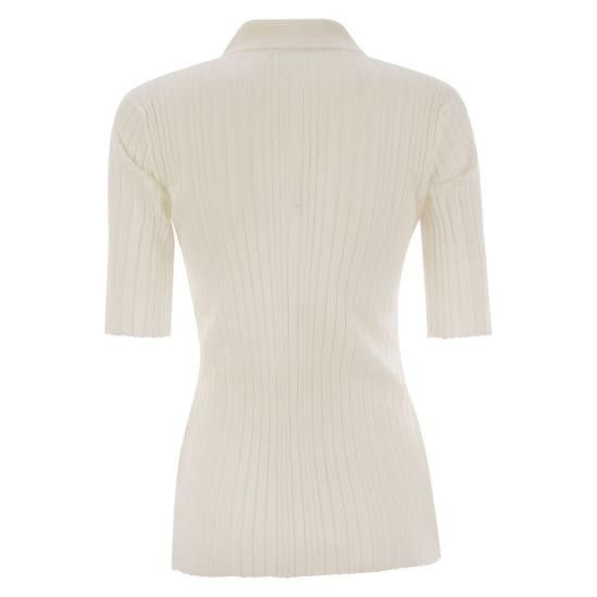 Fabiana Filippi FABIANA FILIPPI Women Polo Shirts MAD275F507 WHITE Size XS / US 0-2 / IT 36-38 - 2 Thumbnail