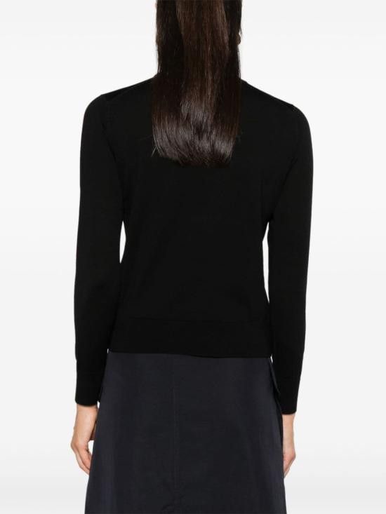 Maison Kitsune MAISON KITSUNE Women Sweater MW00816KT1036 P199 BLACK Size S / US 4 / IT 40 - 4 Thumbnail
