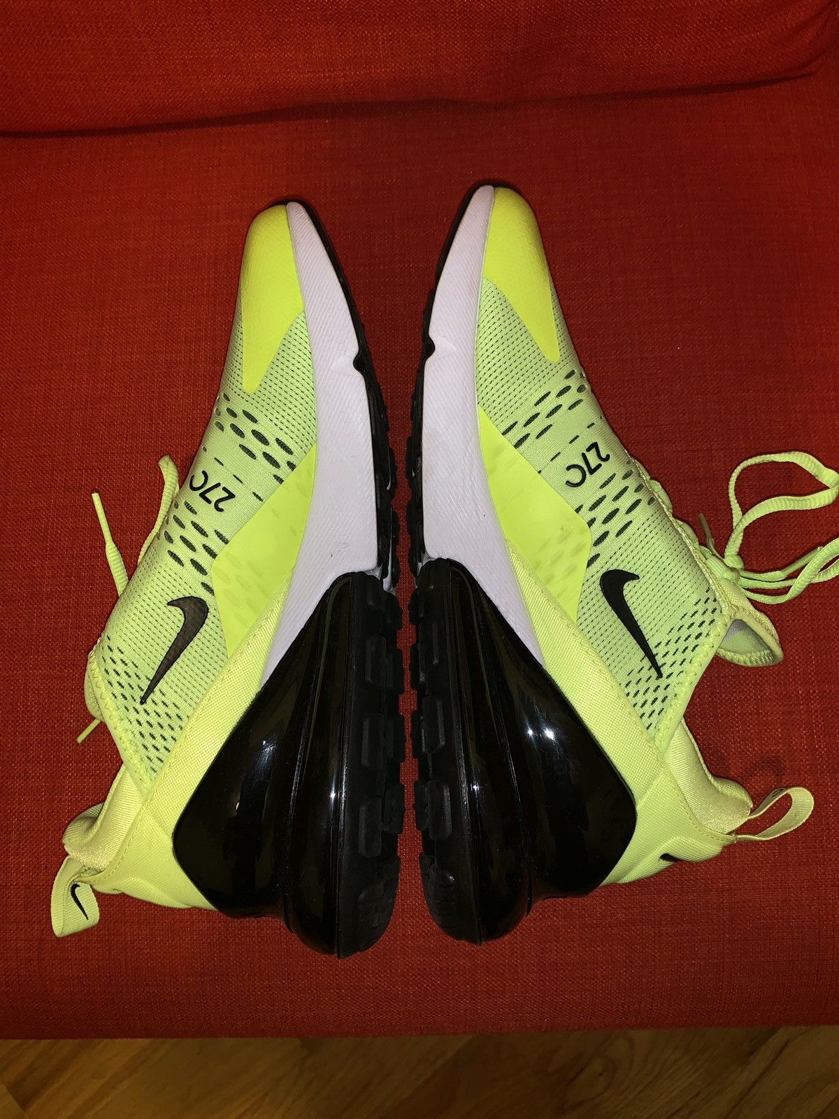Nike 270 neon yellow sale