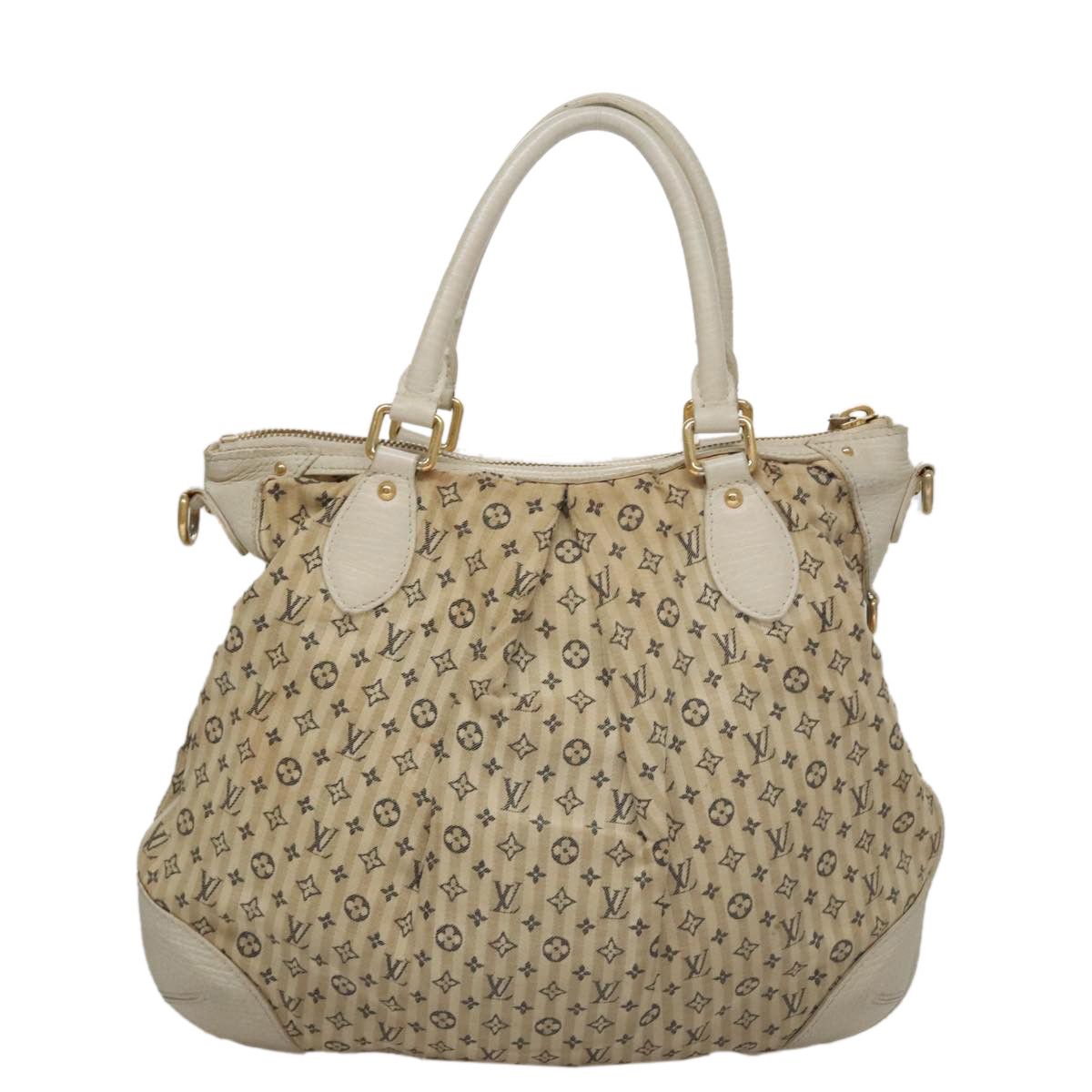 LOUIS VUITTON Monogram Mini Lin Croisette Marina PM Bag Beige