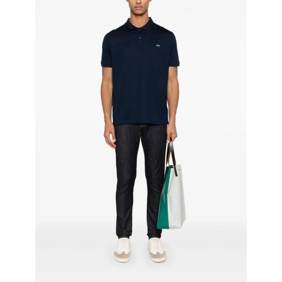 Paul & Shark PAUL & SHARK Men Polo Shirts C0P1238 013 BLUE Size US XL / EU 56 / 4 - 4 Thumbnail