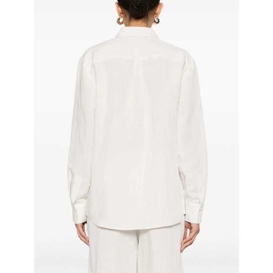 Calvin Klein CALVIN KLEIN Women Shirts K20K208321 CHALK WHITE Size S / US 4 / IT 40 - 2 Thumbnail