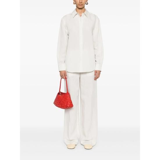 Calvin Klein CALVIN KLEIN Women Shirts K20K208321 CHALK WHITE Size M / US 6-8 / IT 42-44 - 3 Thumbnail