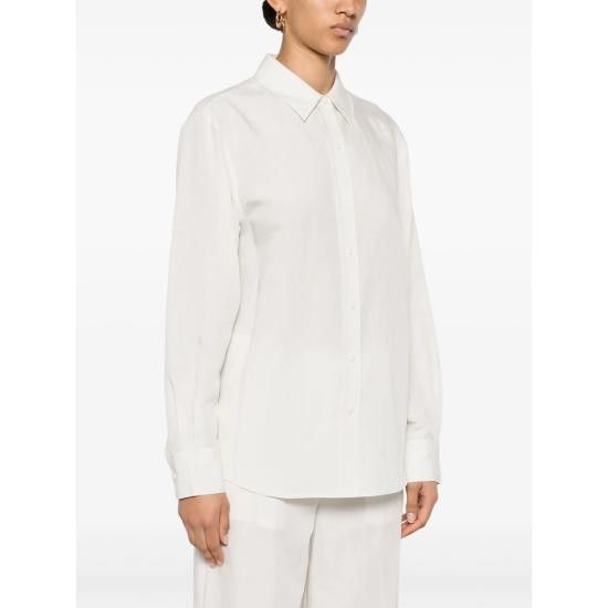 Calvin Klein CALVIN KLEIN Women Shirts K20K208321 CHALK WHITE Size M / US 6-8 / IT 42-44 - 4 Thumbnail