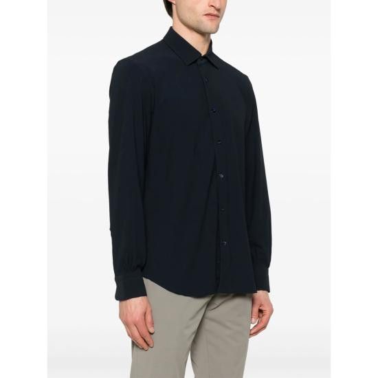 Mazzarelli MAZZARELLI Men Long Tops WAVE 6 23 BLUE Size US M / EU 48-50 / 2 - 2 Thumbnail