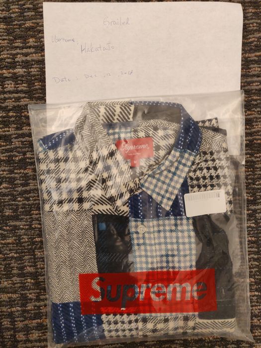 Supreme Supreme Printed Patchwork Flannel Shirt (Brand New with