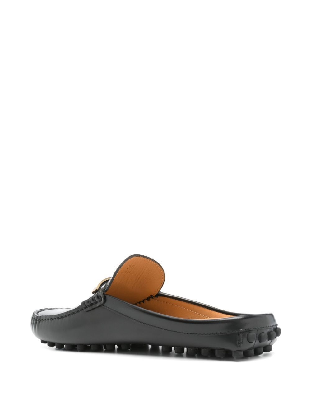 Tod's BRANDED METAL BAR LEATHER GOMMINO MULES Size US 9 / IT 39 - 3 Thumbnail