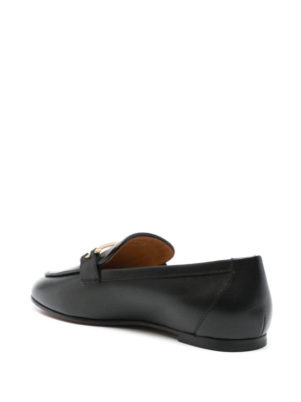 Tod's BRANDED METAL BAR LEATHER LOAFERS Size US 8.5 / IT 38.5 - 3 Thumbnail