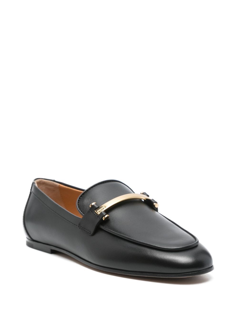 Tod's BRANDED METAL BAR LEATHER LOAFERS Size US 11 / IT 41 - 2 Thumbnail