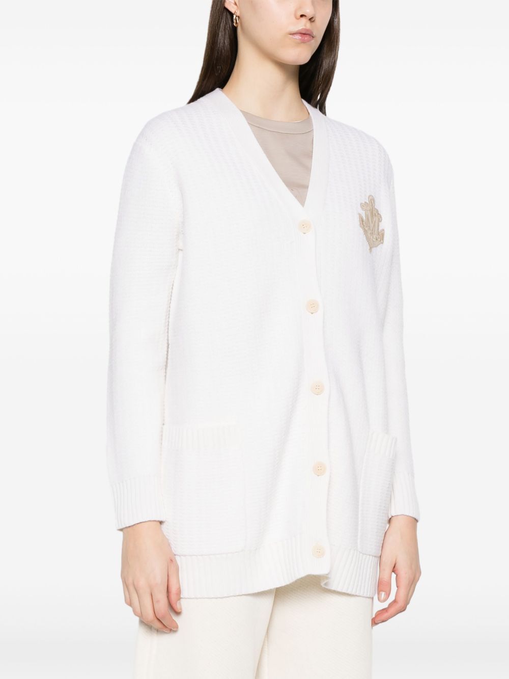 Max Mara WOOL AND CASHMERE CARDIGAN Size M / US 6-8 / IT 42-44 - 3 Thumbnail