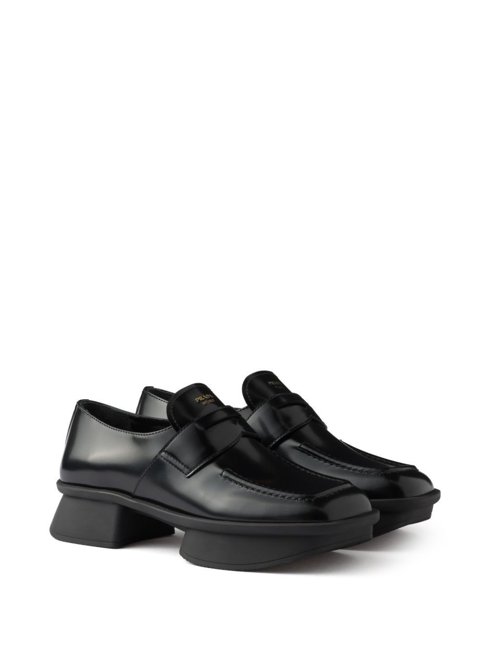 Prada EQUAL LEATHER LOAFERS Size US 6 / IT 36 - 2 Thumbnail
