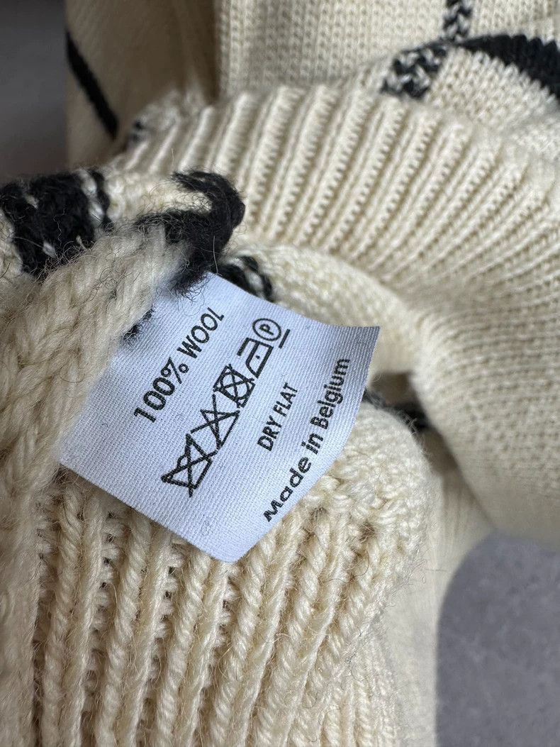 Dries Van Noten Checkered Knit Sweater