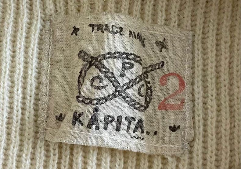 Kapital Wool Patch Decorative Knit Long Sleeve Top Size US M / EU 48-50 / 2 - 8 Thumbnail