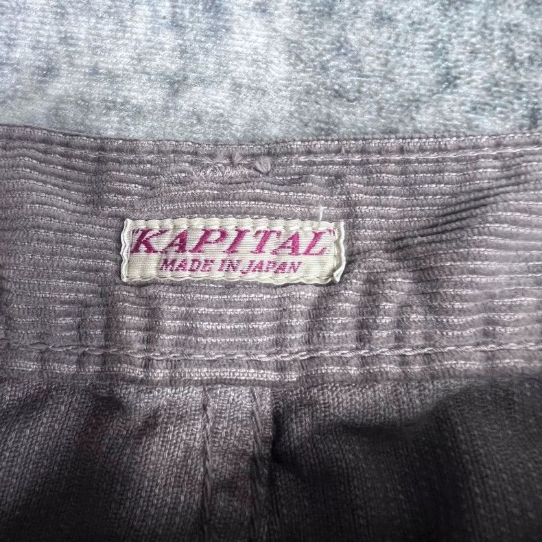 Kapital Kapital Velvet Beaded Pants in Brown Gray Size US 34 / EU 50 - 4 Thumbnail