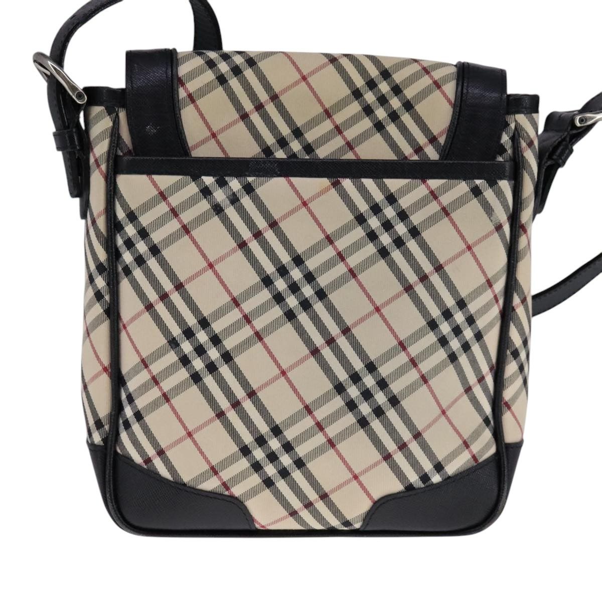 Burberry Nova Check Beige Canvas Shoulder Bag (Pre-Owned) Size ONE SIZE - 2 Thumbnail