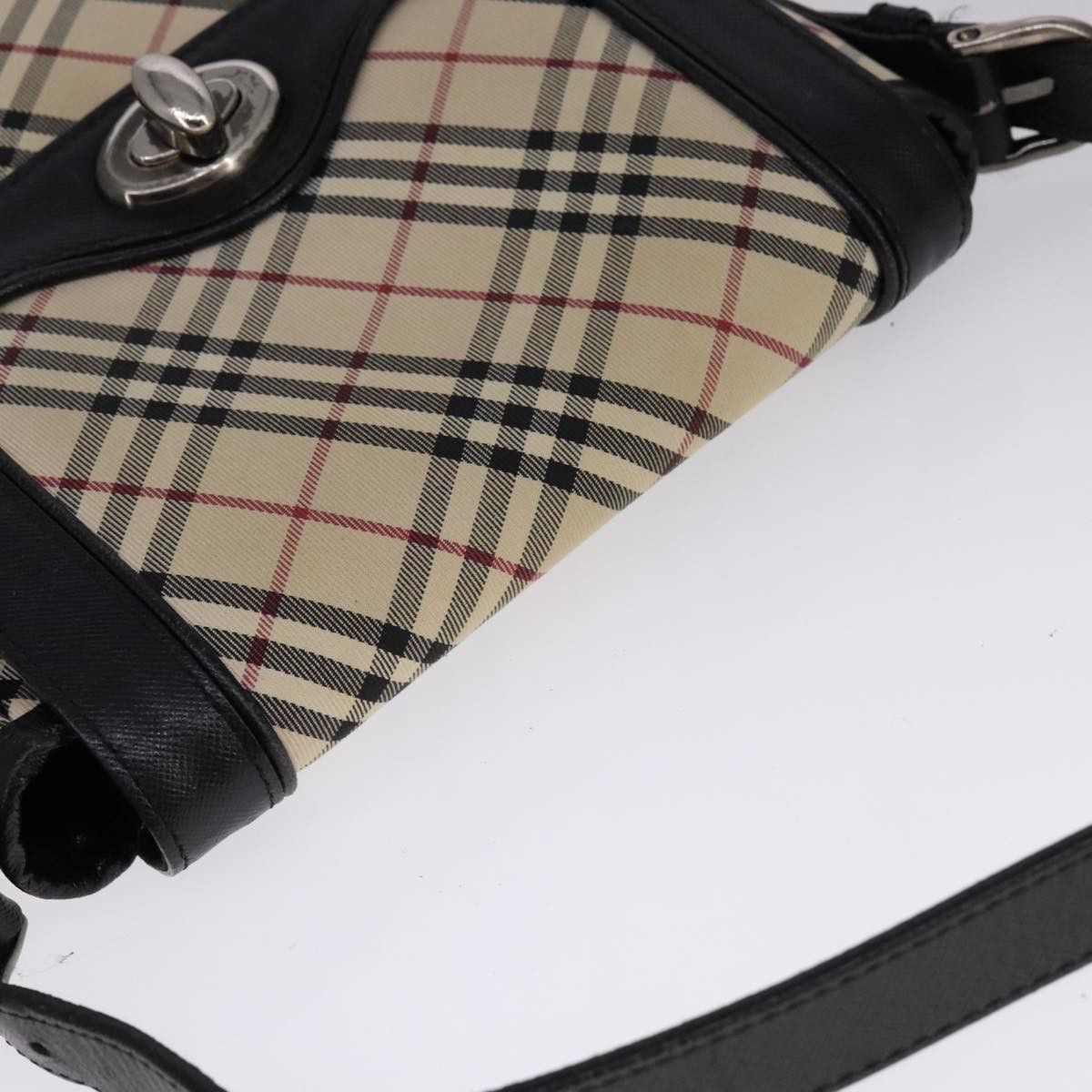 Burberry Nova Check Beige Canvas Shoulder Bag (Pre-Owned) Size ONE SIZE - 16 Thumbnail