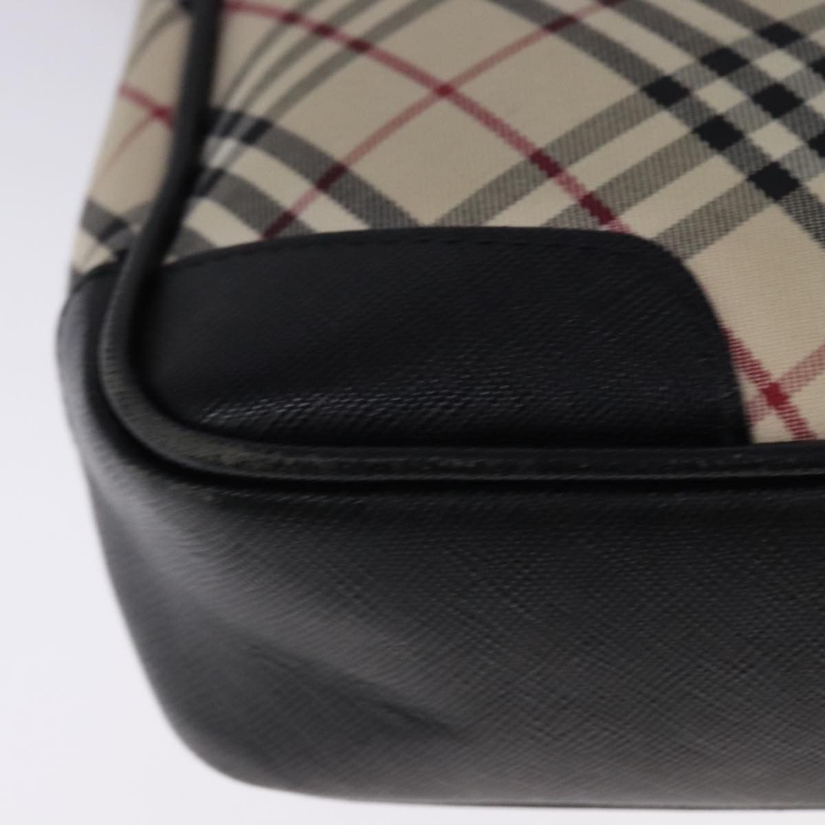 Burberry Nova Check Beige Canvas Shoulder Bag (Pre-Owned) Size ONE SIZE - 9 Thumbnail