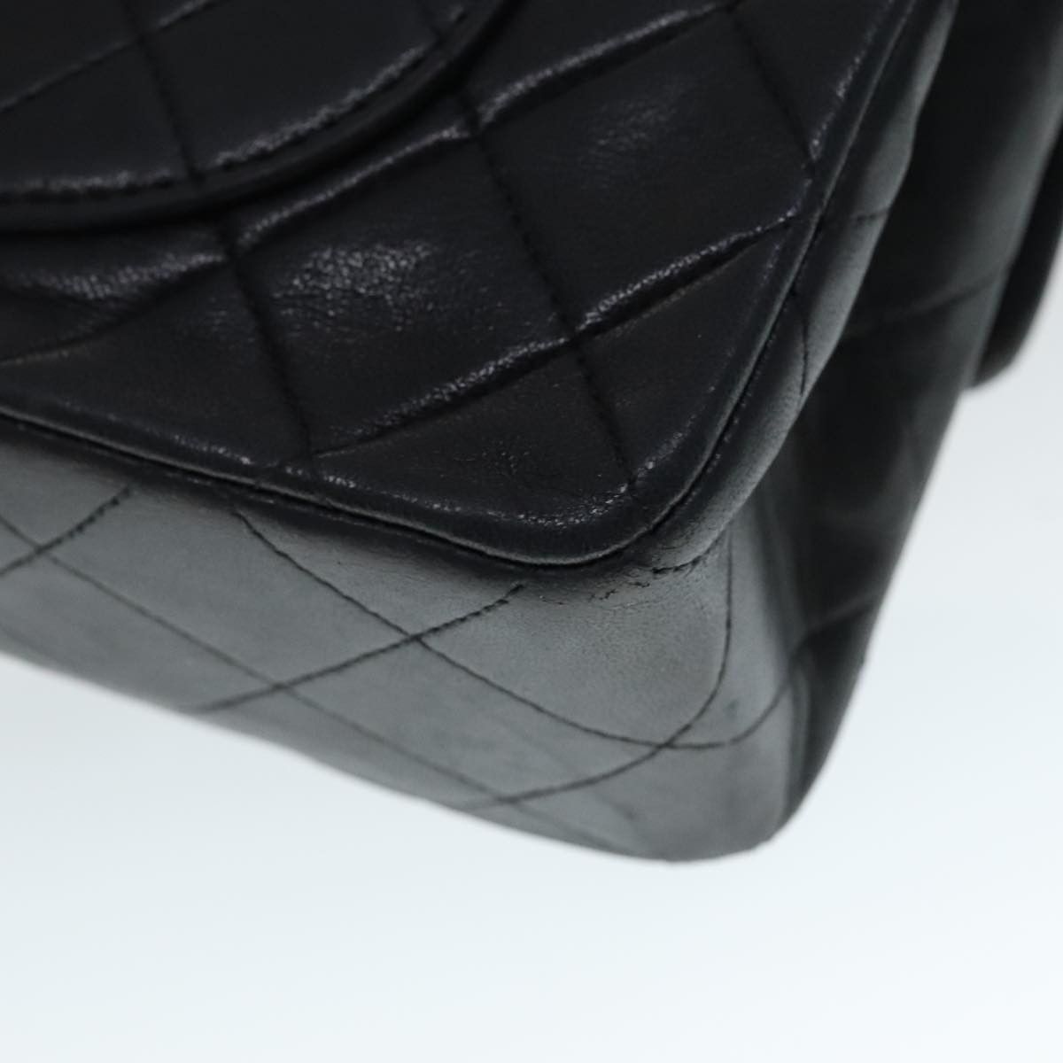 Chanel Timeless Black Leather Shoulder Bag (Pre-Owned) Size ONE SIZE - 9 Thumbnail