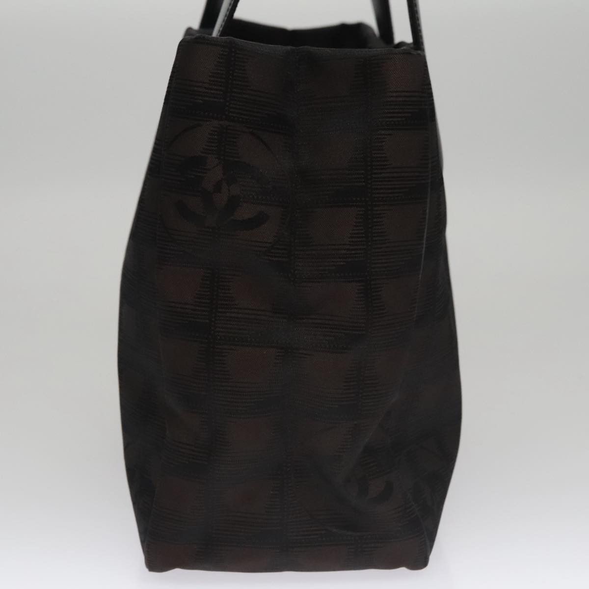 Chanel Travel Line Brown Synthetic Tote Bag (Pre-Owned) Size ONE SIZE - 4 Thumbnail