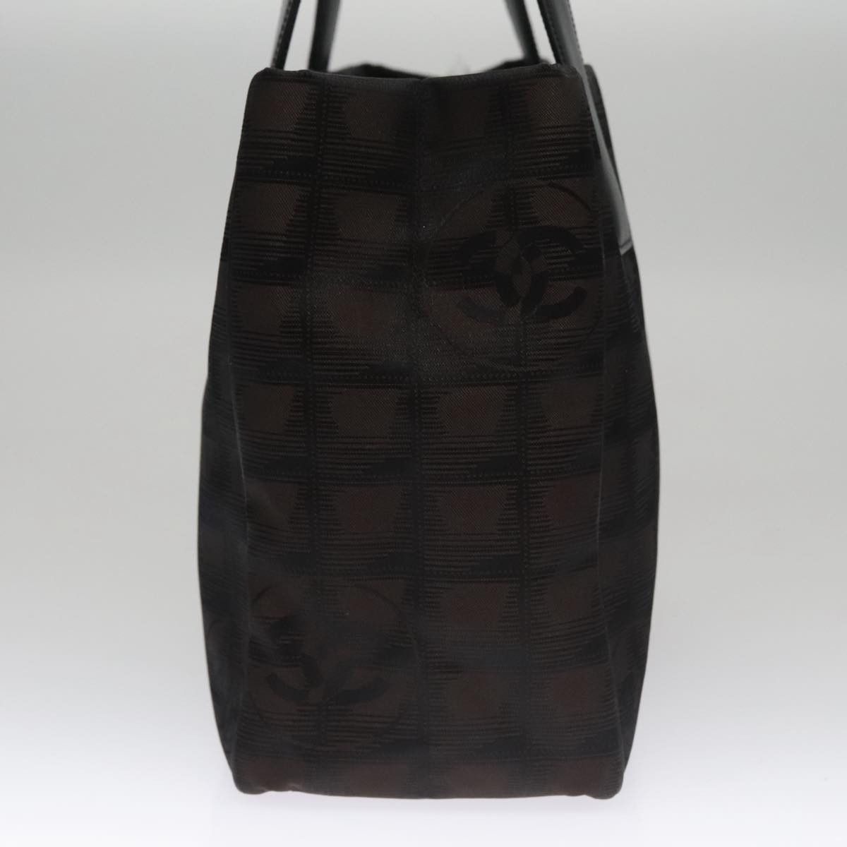 Chanel Travel Line Brown Synthetic Tote Bag (Pre-Owned) Size ONE SIZE - 3 Thumbnail