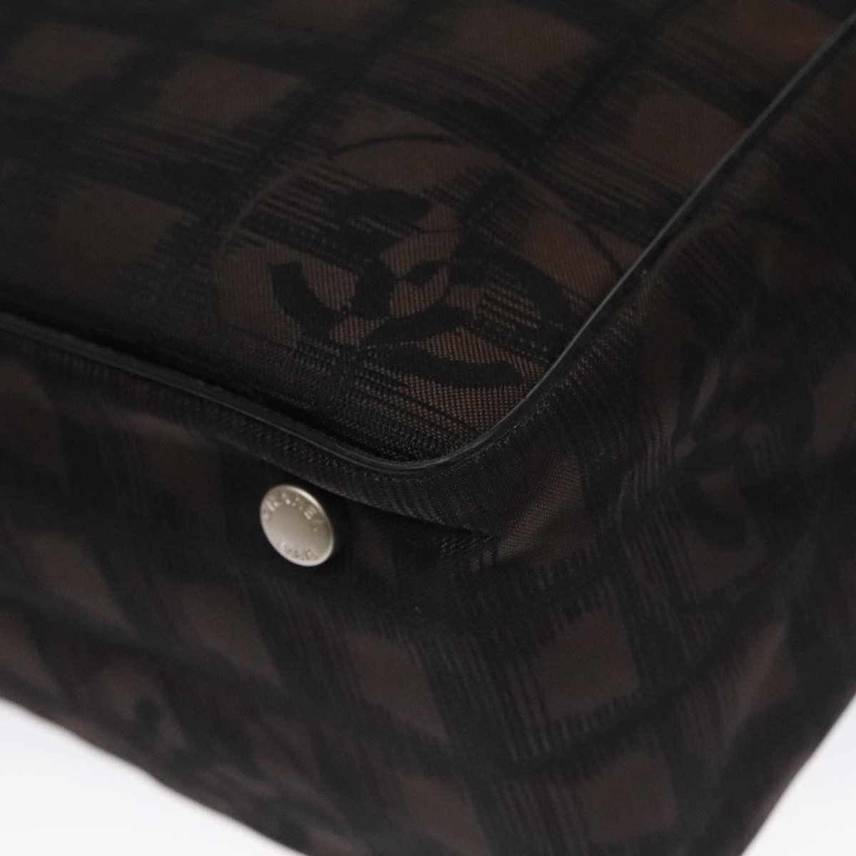 Chanel Travel Line Brown Synthetic Tote Bag (Pre-Owned) Size ONE SIZE - 9 Thumbnail