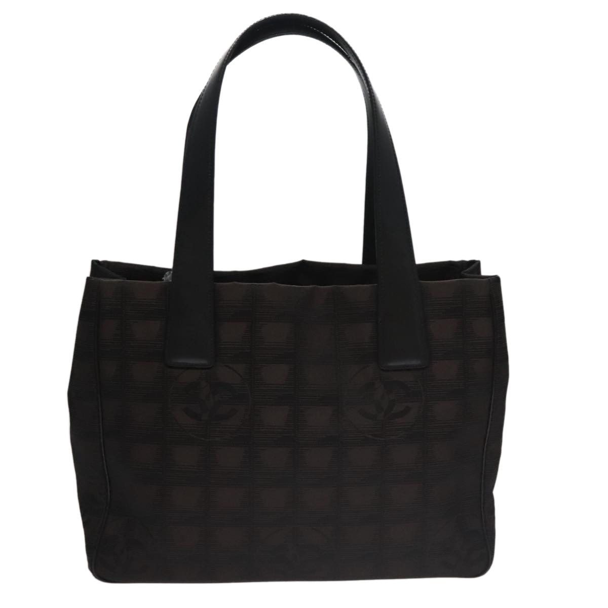 Chanel Travel Line Brown Synthetic Tote Bag (Pre-Owned) Size ONE SIZE - 2 Thumbnail