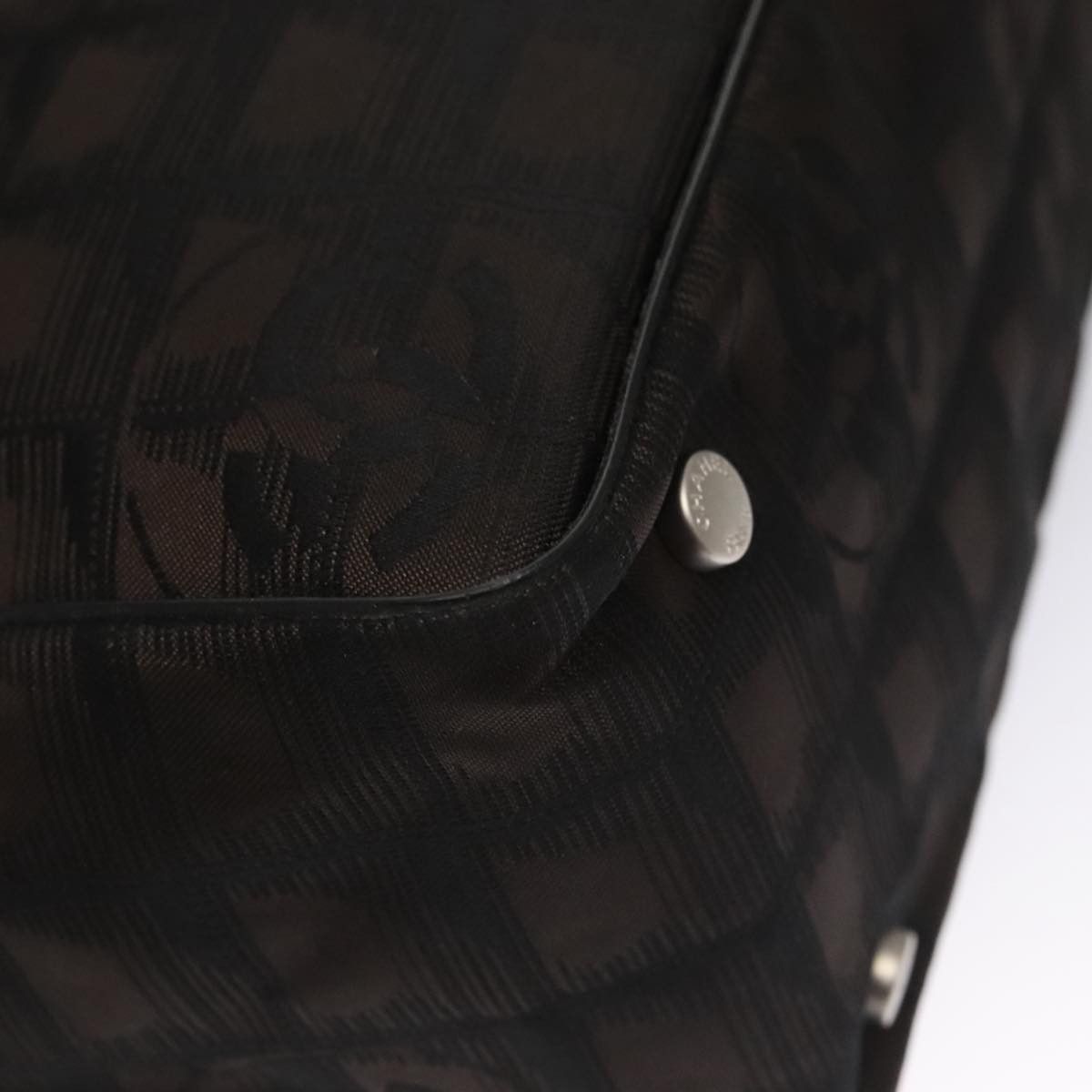 Chanel Travel Line Brown Synthetic Tote Bag (Pre-Owned) Size ONE SIZE - 8 Thumbnail