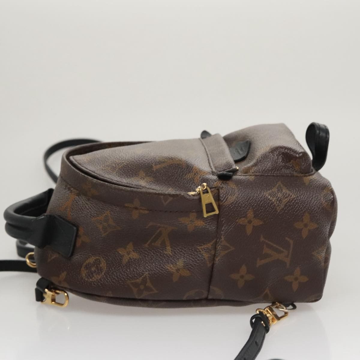 Louis Vuitton Palm Springs Mini Brown Canvas Backpack Bag (Pre-Owned) Size ONE SIZE - 4 Thumbnail