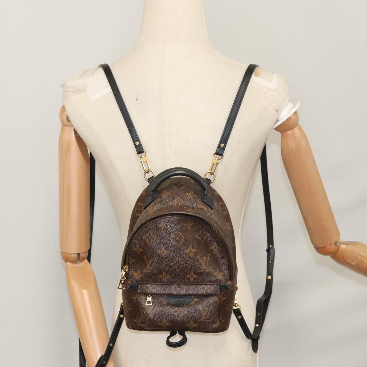 Louis Vuitton Palm Springs Mini Brown Canvas Backpack Bag (Pre-Owned) Size ONE SIZE - 17 Thumbnail
