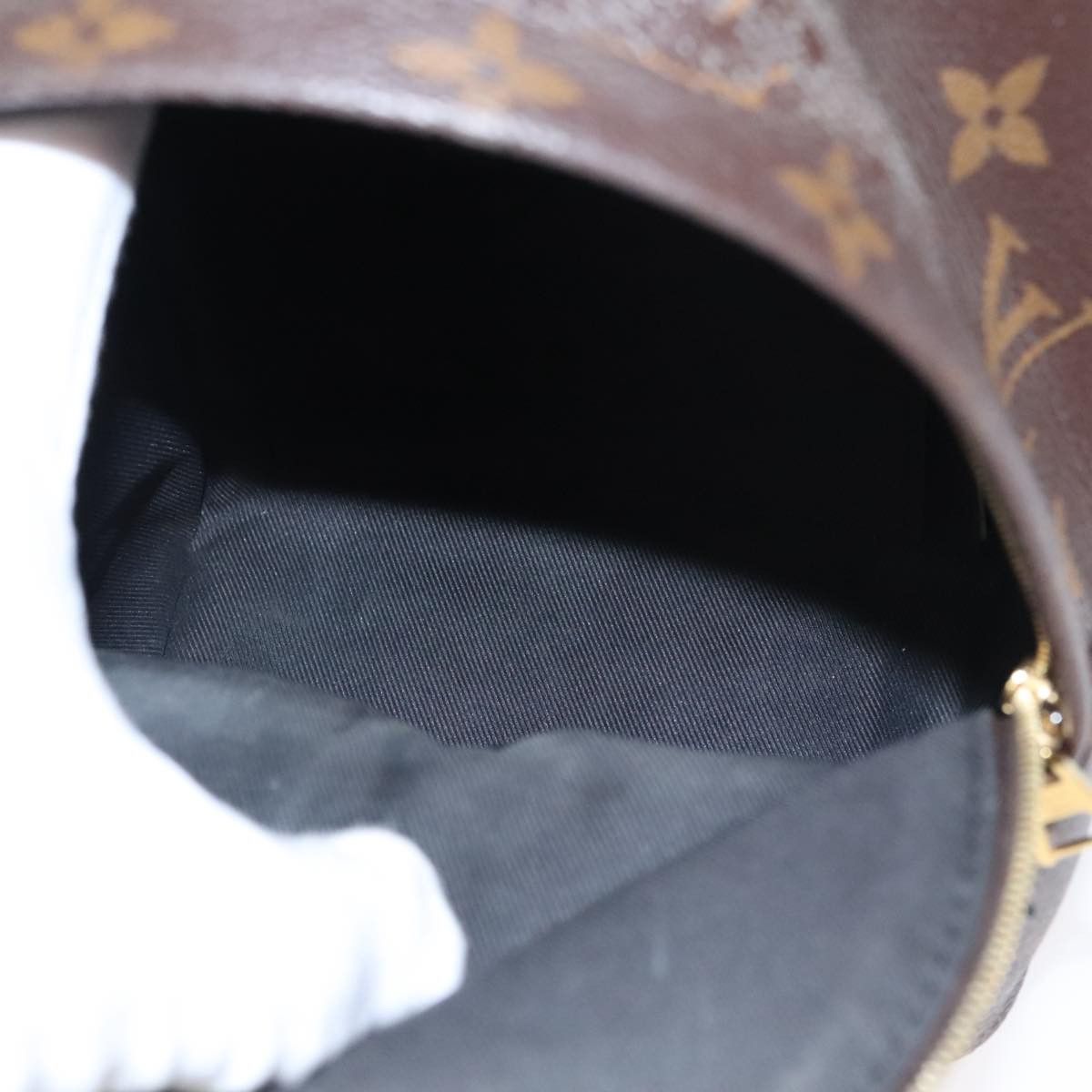 Louis Vuitton Palm Springs Mini Brown Canvas Backpack Bag (Pre-Owned) Size ONE SIZE - 14 Thumbnail