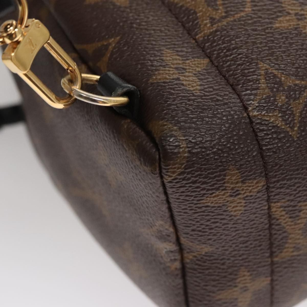 Louis Vuitton Palm Springs Mini Brown Canvas Backpack Bag (Pre-Owned) Size ONE SIZE - 9 Thumbnail