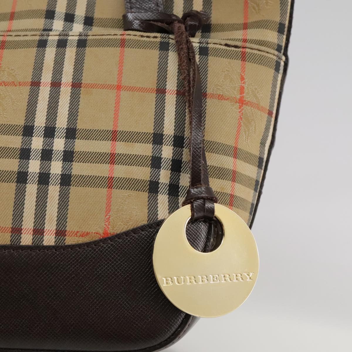 Burberry Nova Check Beige Canvas Handbag (Pre-Owned) Size ONE SIZE - 20 Thumbnail