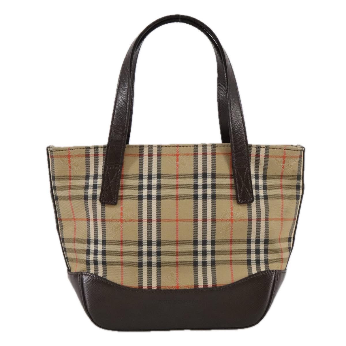 Burberry Nova Check Beige Canvas Handbag (Pre-Owned) Size ONE SIZE - 2 Thumbnail