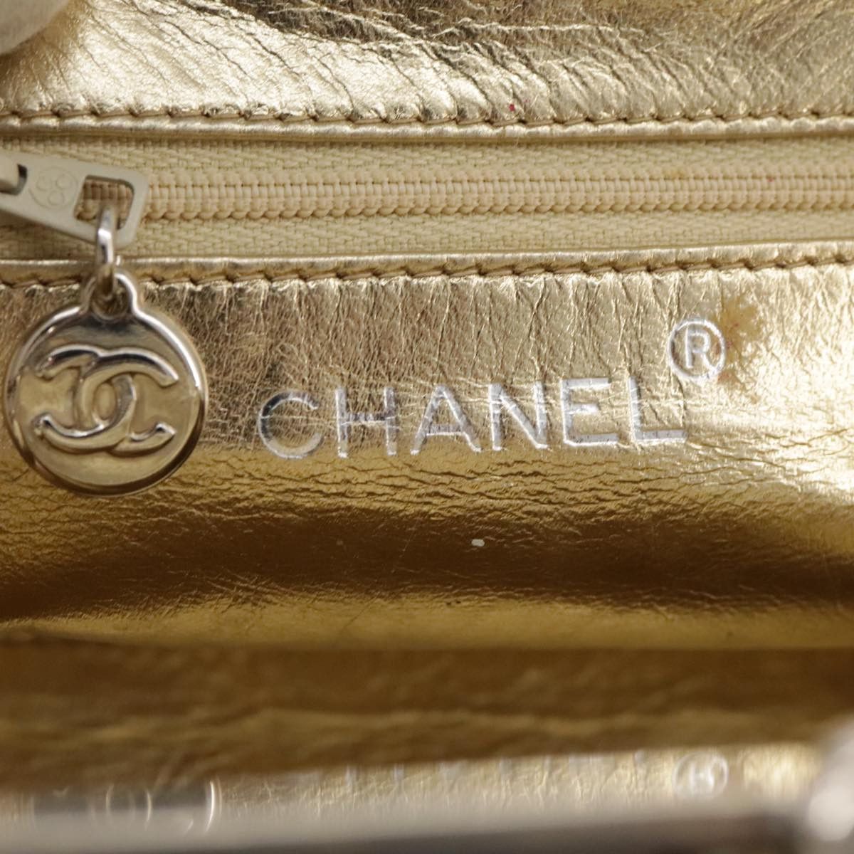 Chanel Gold Leather Shoulder Bag (Pre-Owned) Size ONE SIZE - 15 Thumbnail