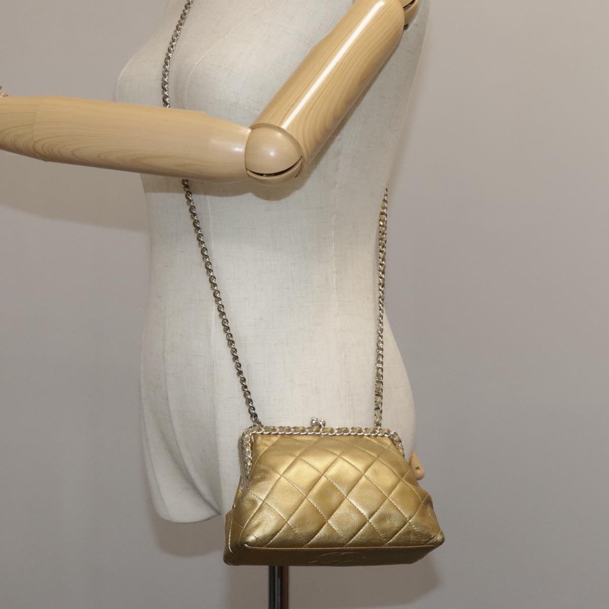 Chanel Gold Leather Shoulder Bag (Pre-Owned) Size ONE SIZE - 16 Thumbnail