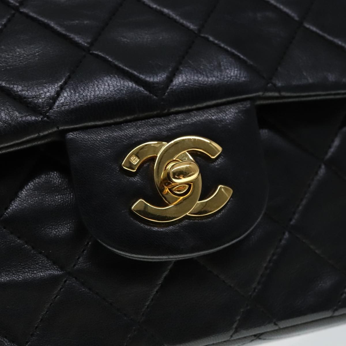 Chanel Timeless Black Leather Shoulder Bag (Pre-Owned) Size ONE SIZE - 11 Thumbnail
