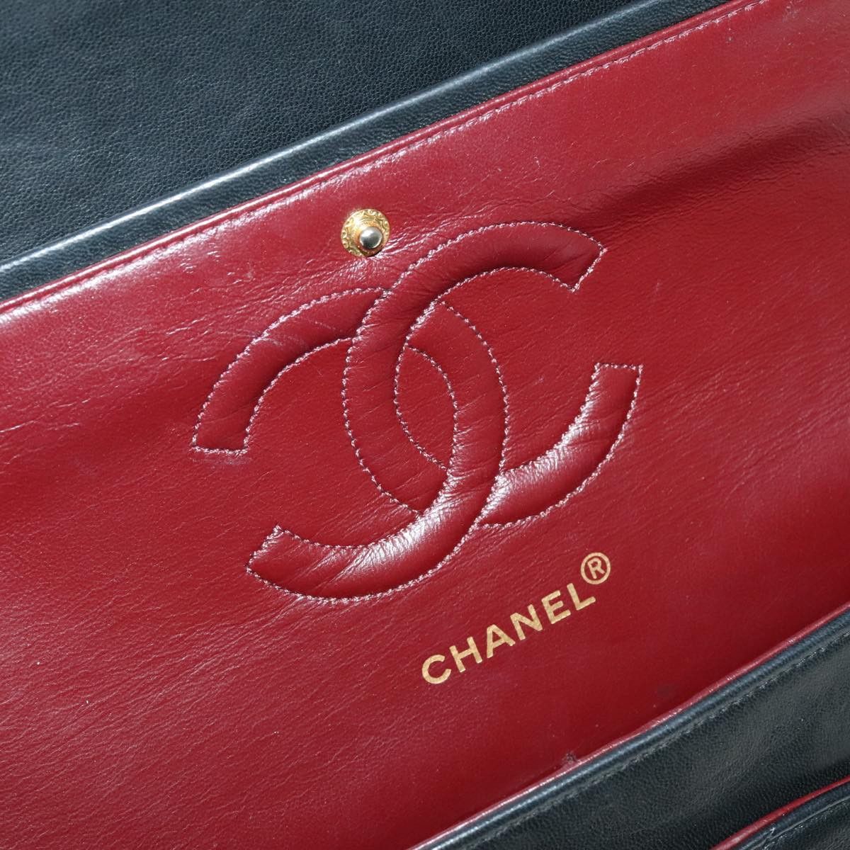 Chanel Timeless Black Leather Shoulder Bag (Pre-Owned) Size ONE SIZE - 14 Thumbnail