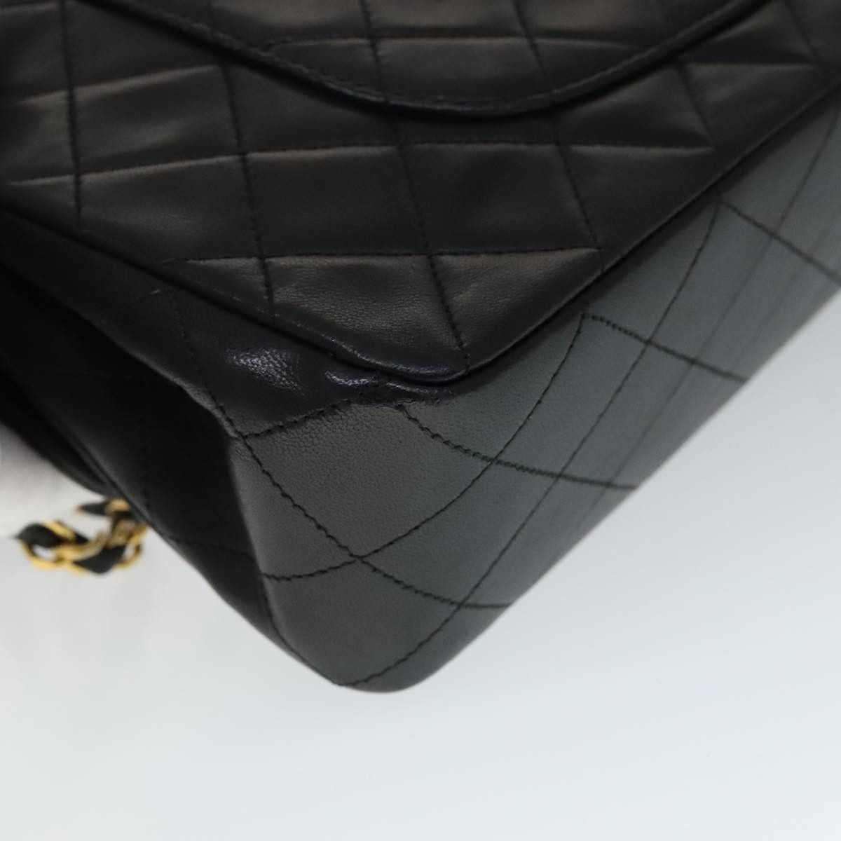 Chanel Timeless Black Leather Shoulder Bag (Pre-Owned) Size ONE SIZE - 10 Thumbnail