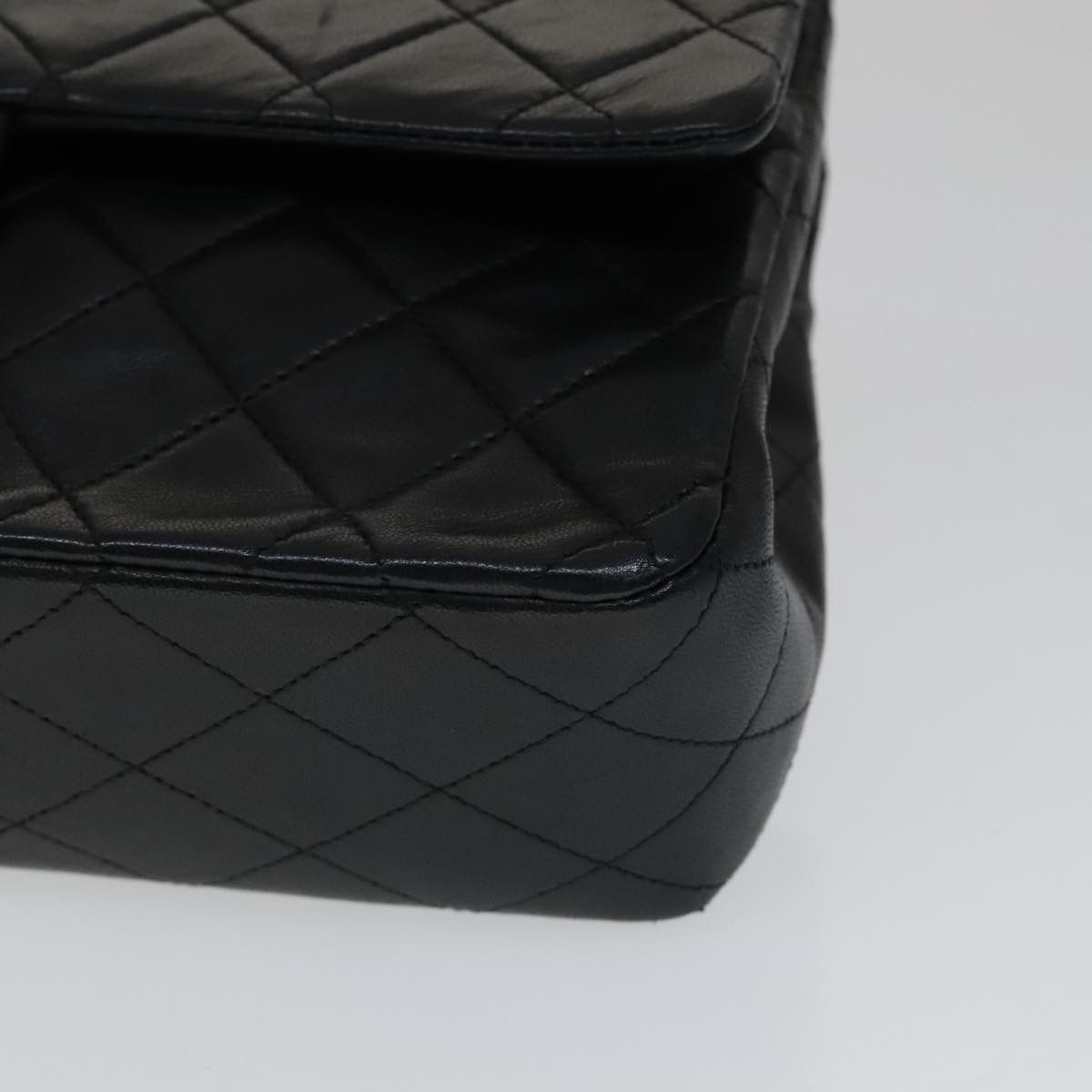 Chanel Timeless Black Leather Shoulder Bag (Pre-Owned) Size ONE SIZE - 7 Thumbnail
