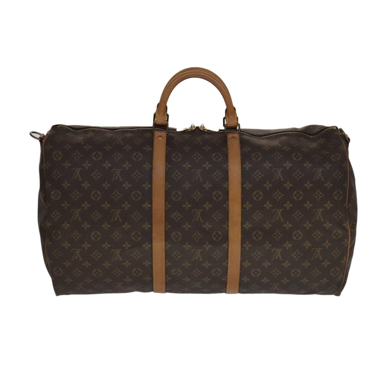 Louis Vuitton Keepall Bandoulière 60 Brown Canvas Travel Bag (Pre-Owned) Size ONE SIZE - 2 Thumbnail